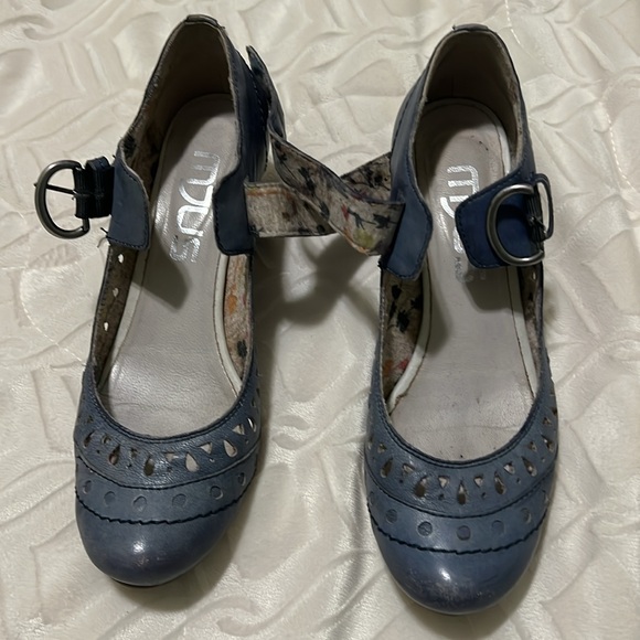 Cobalt Blue Mary Janes - Picture 11 of 12